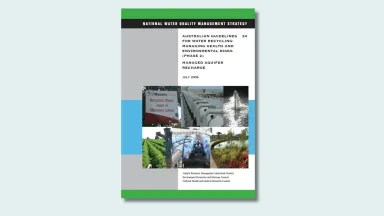 Australian Guidelines for Water Recycling Managed Aquifer Recharge cover