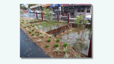 Raingardens in Were street, Montmorency