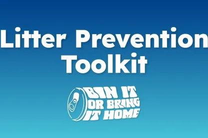Litter prevention toolkit banner